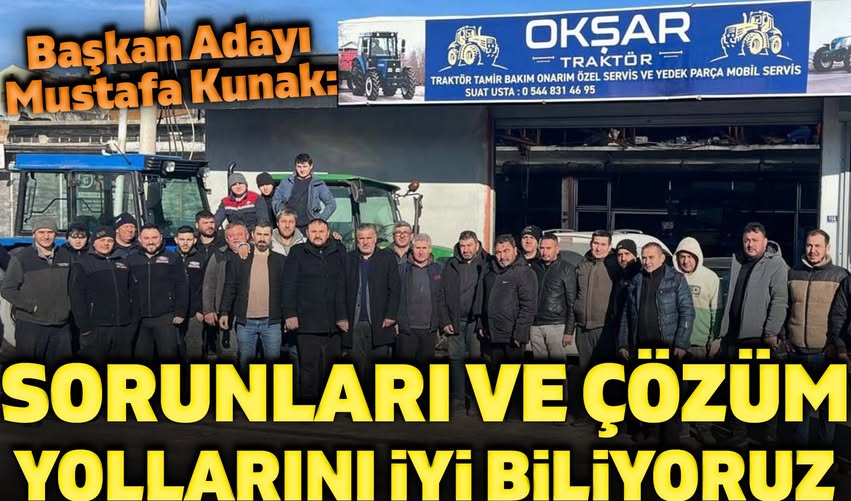 Mustafa Kunak, Esnafın Sorunlarını Çözeceğini Taahhüt Etti