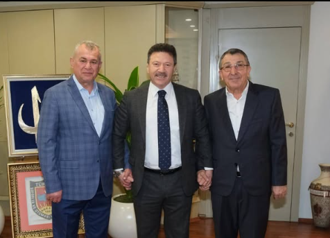 İhsaniye ve Çobanlar Esnaf Odası Başkanlarından TŞOF Genel Başkanı Mehmet Yiğiner’e Ziyaret