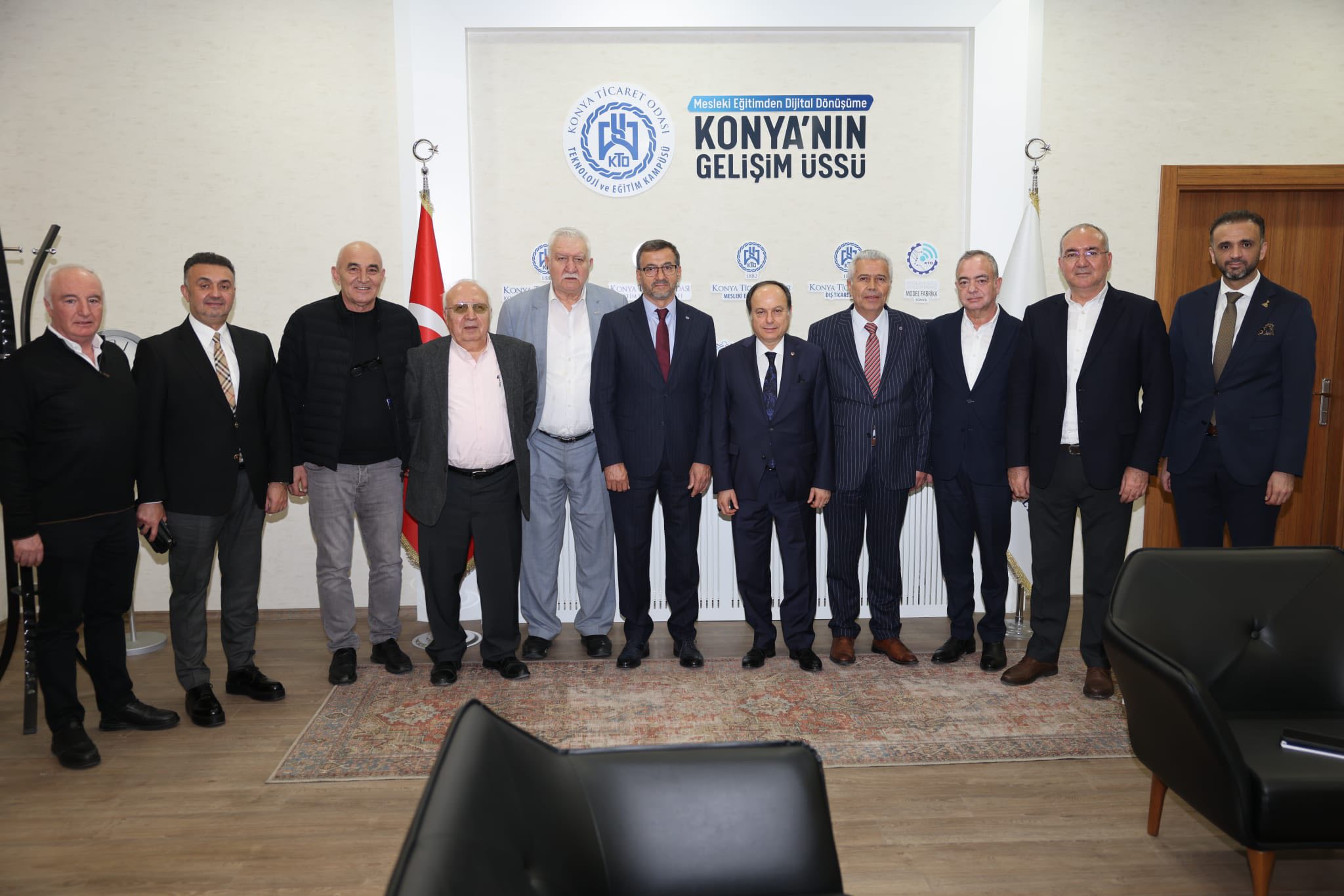 ATSO Heyeti Konya’da Teknoloji ve Eğitim Kampüsünü İnceledi